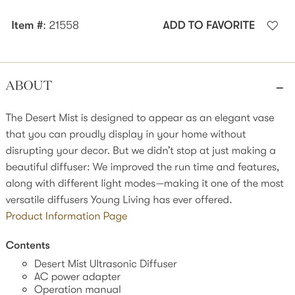 Young Living Desert Mist essential oil diffuser - Picture 3 of 8